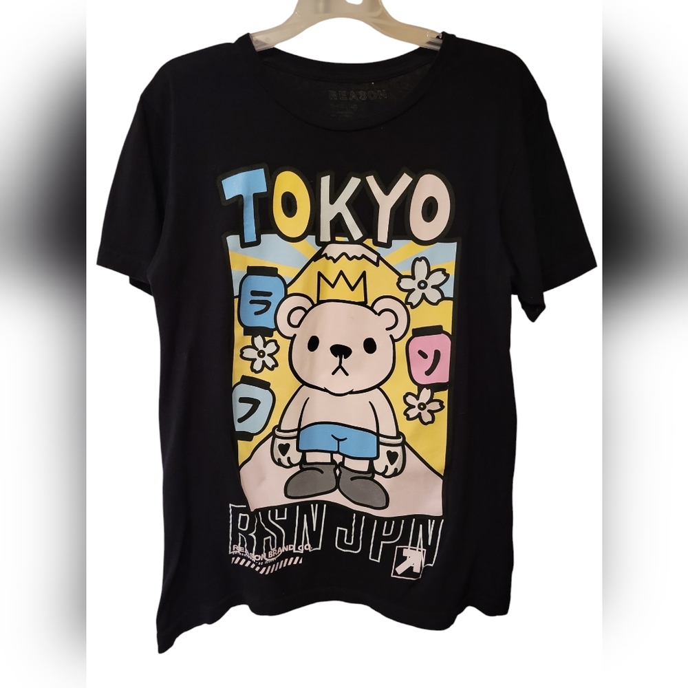 Men's Reason Brand, Tokyo Bear Graphic Tee